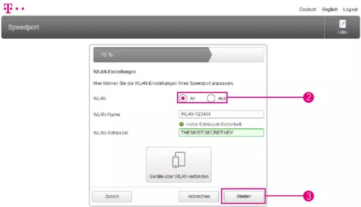 T-Mobile Speedport Smart - Kabelloses Heimnetzwerk (WLAN) einrichten (Fortsetzung) - 1