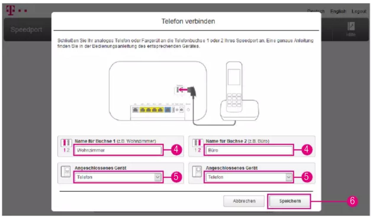 T-Mobile Speedport Smart - Telefon verbinden (Fortsetzung) - 1