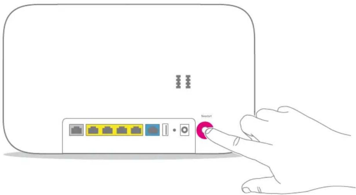 T-Mobile Speedport Smart 2 - Speedport neu starten - 1