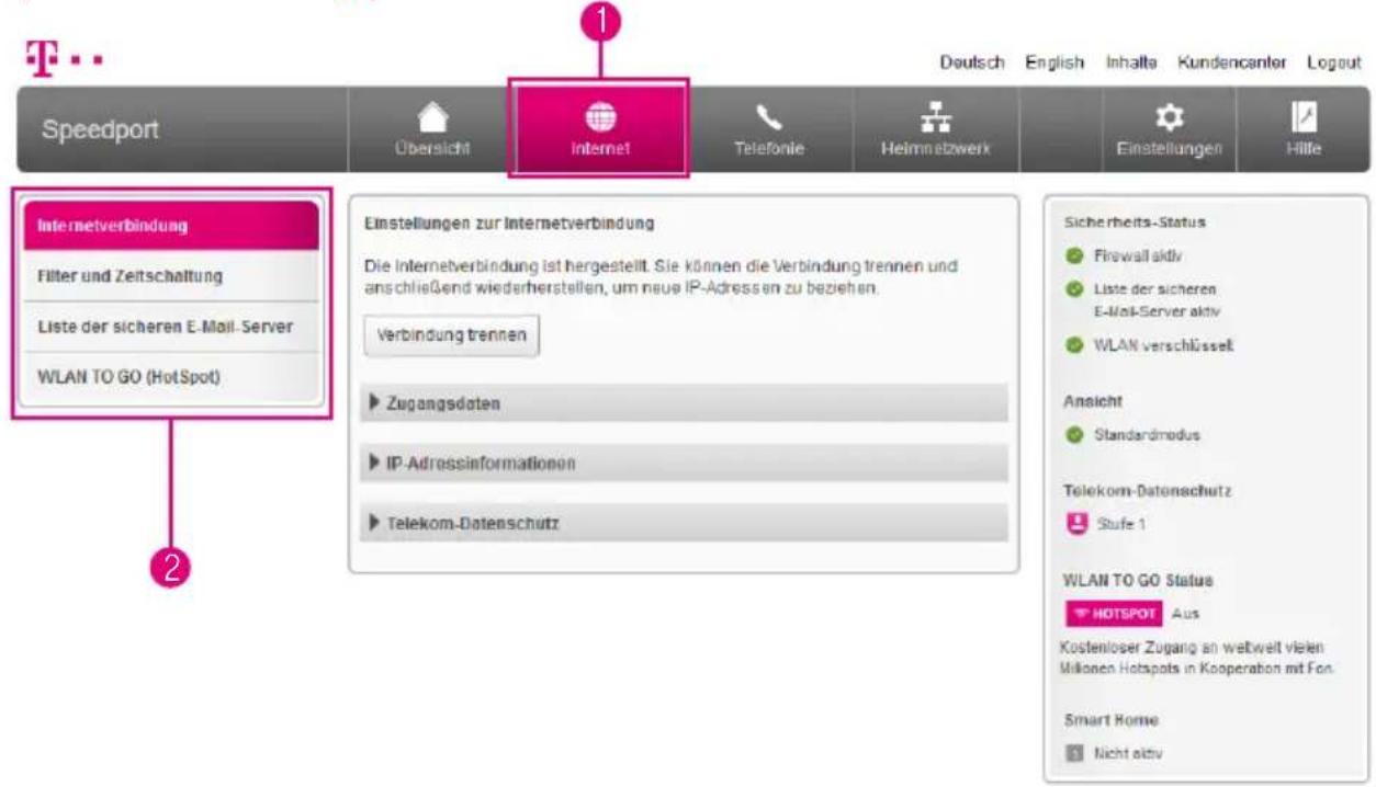 T-Mobile Speedport Smart 2 - Internetnutzung und E-Mail. - 1