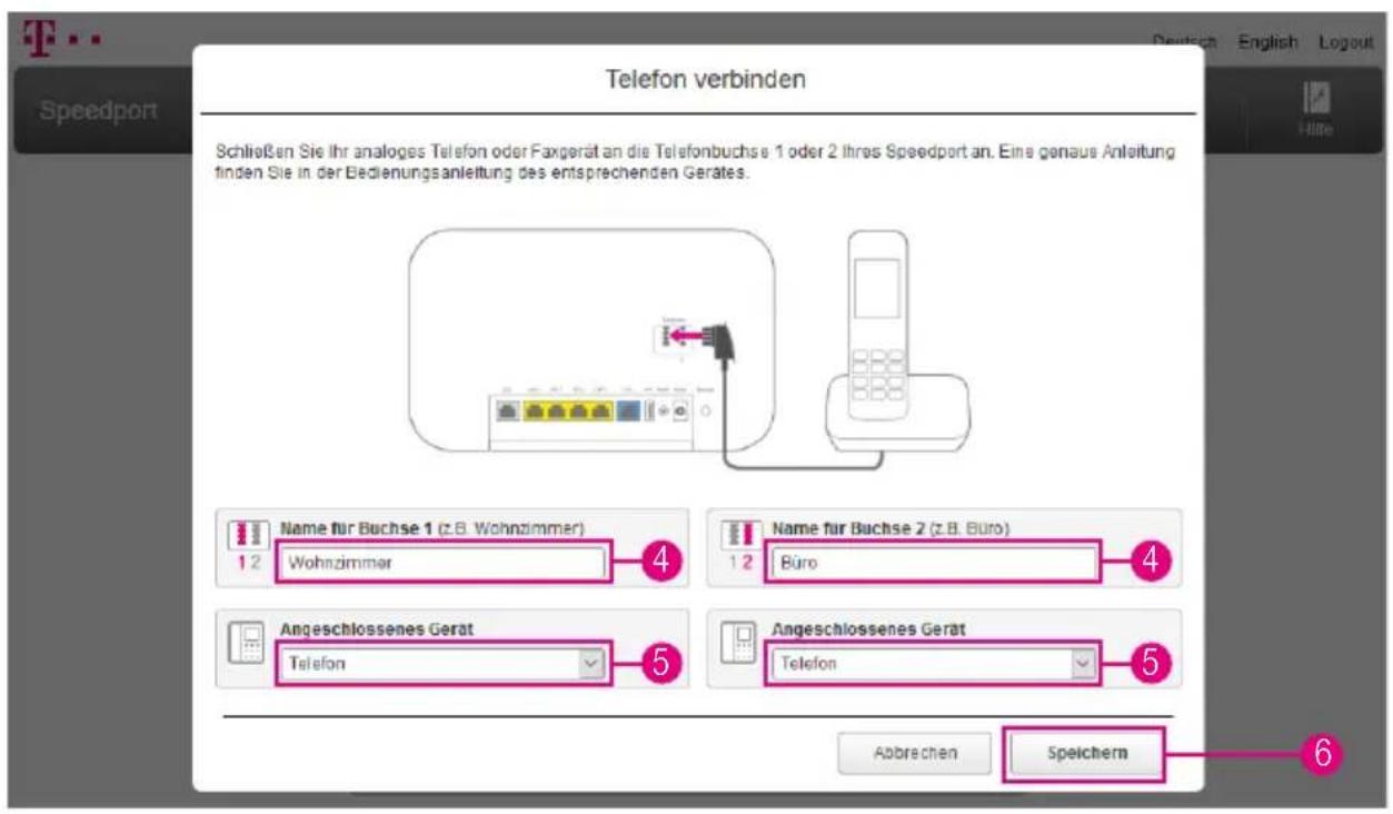 T-Mobile Speedport Smart 2 - Telefon verbinden (Fortsetzung) - 1
