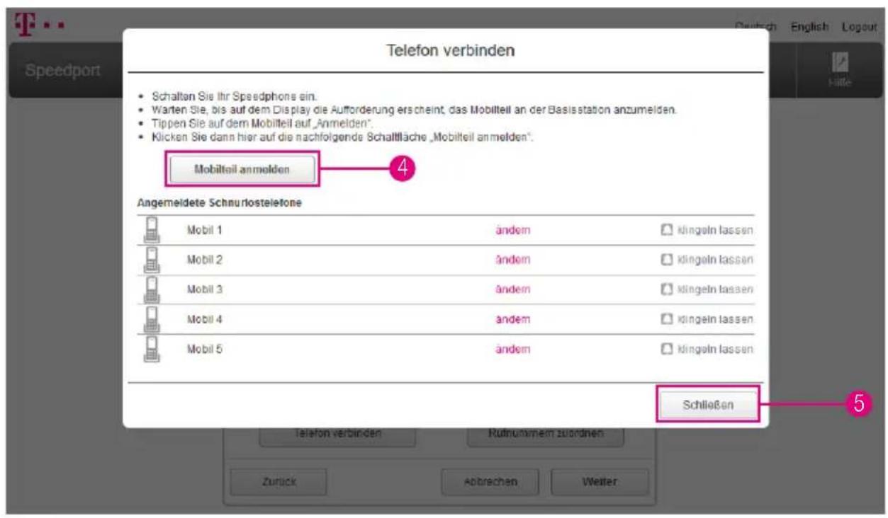 T-Mobile Speedport Smart 2 - Speedphone verbinden - 1