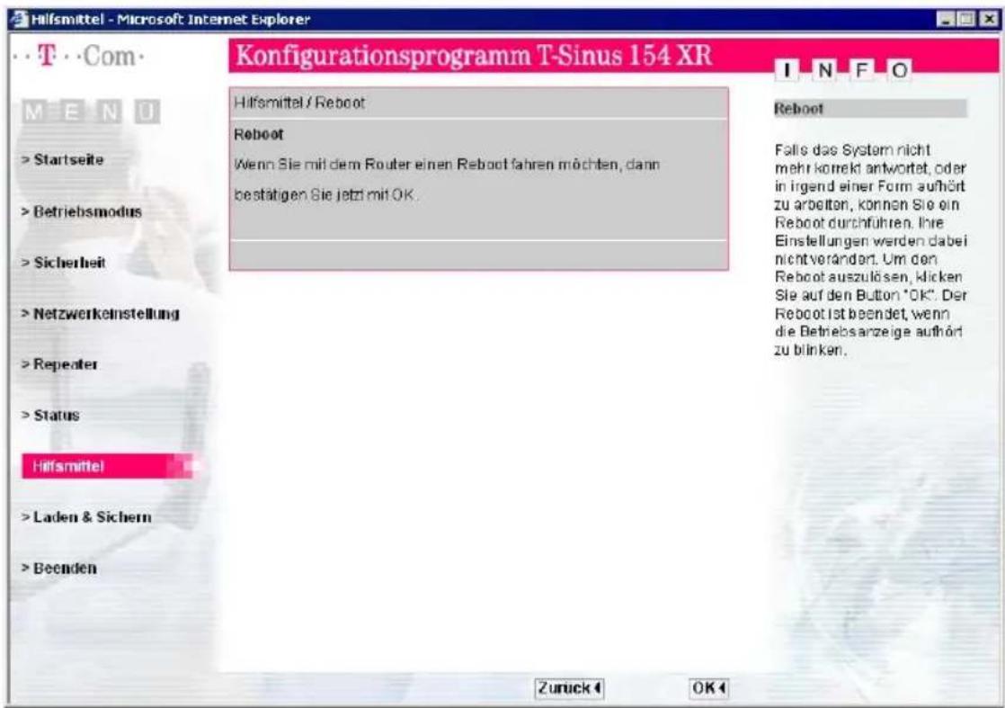 T-Mobile Sinus 154 XR - Administration - 1