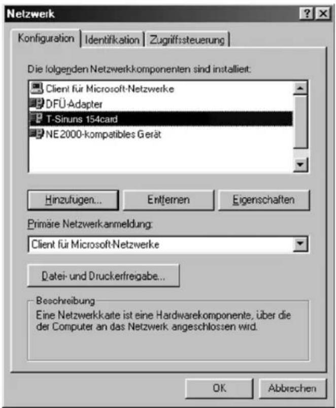 T-Mobile Sinus 154 XR - TCP/IP-Protokoll installieren (Windows 98® SE/ME) - 2