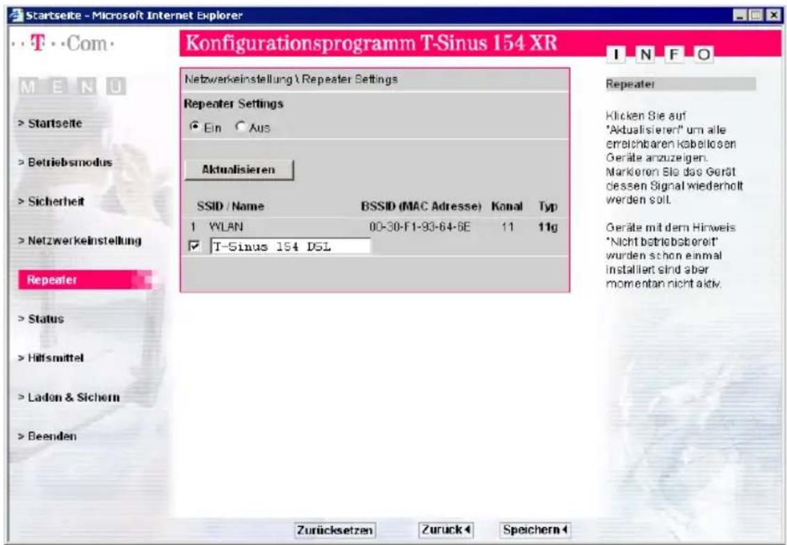 T-Mobile Sinus 154 XR - Tipp - 1