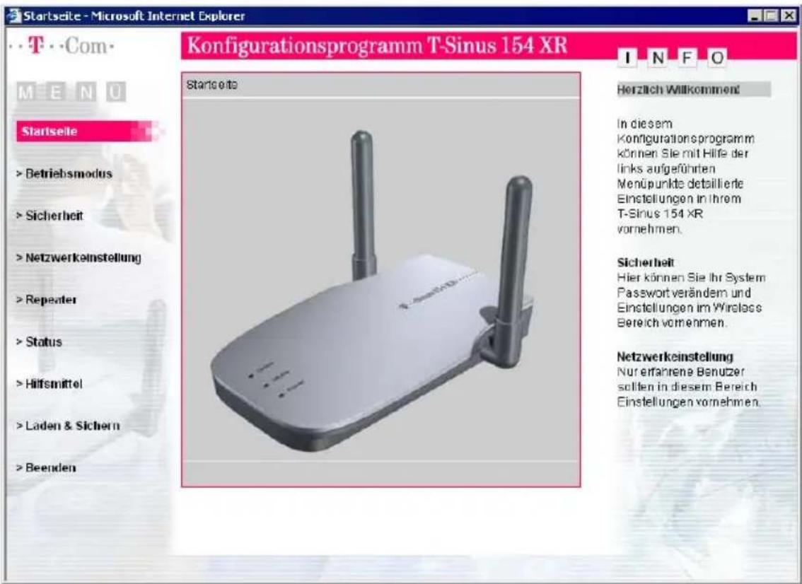 T-Mobile Sinus 154 XR - Tipp - 1