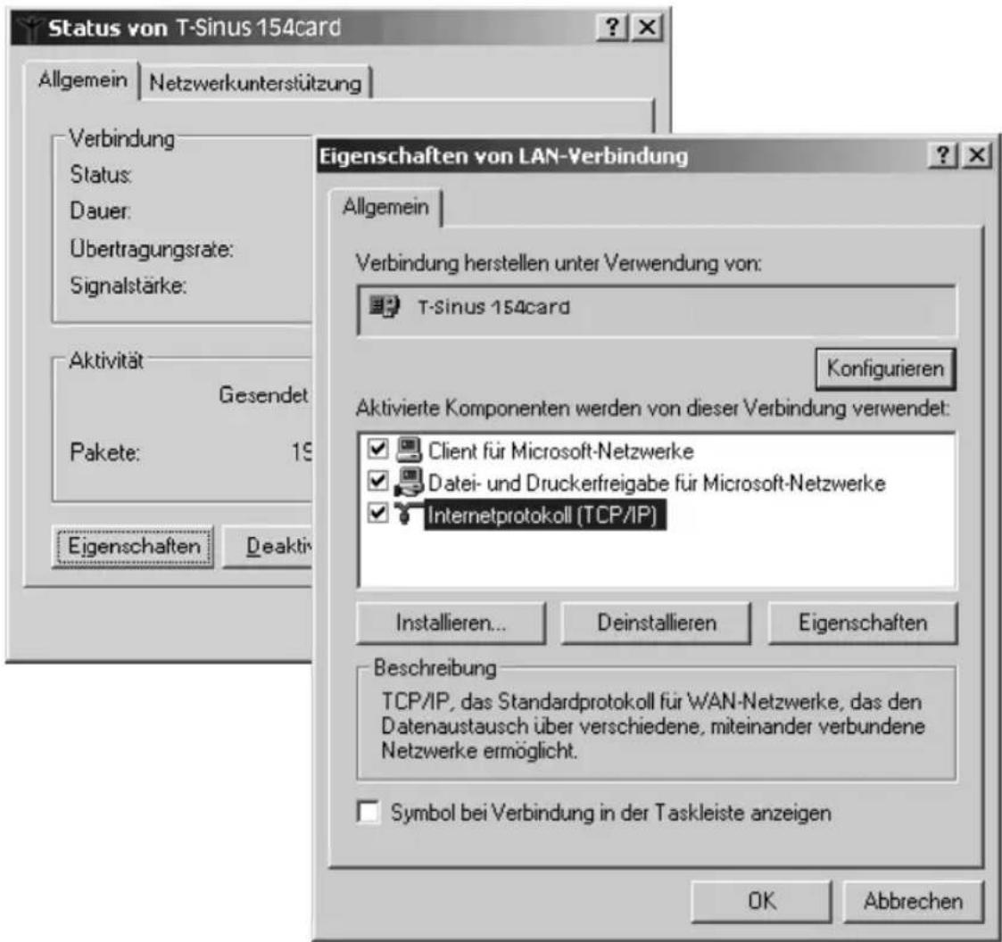 T-Mobile Sinus 154 XR - Unter Windows® 2000 - 1