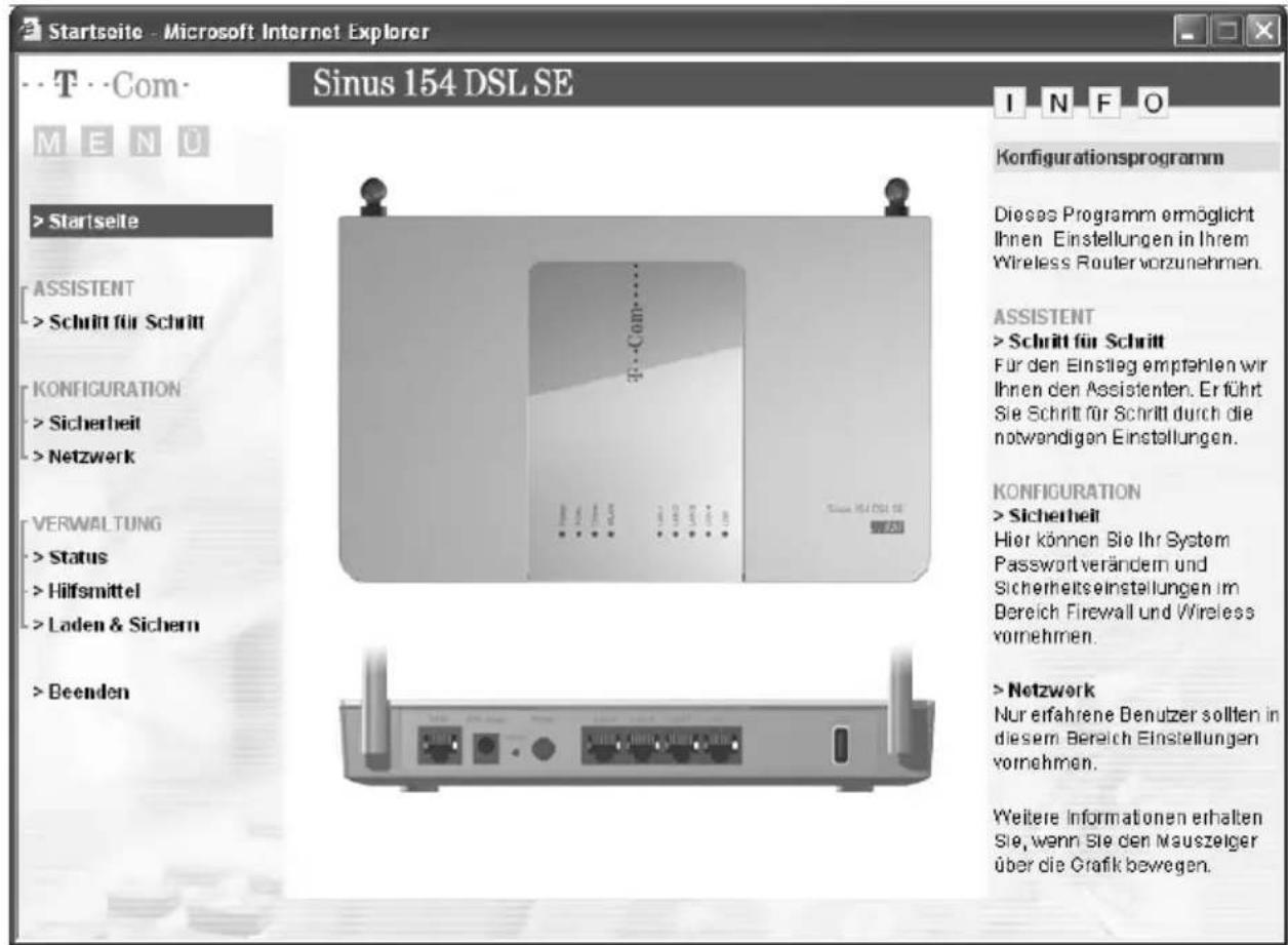 T-Mobile Sinus 154 DSL SE - Tipp - 1