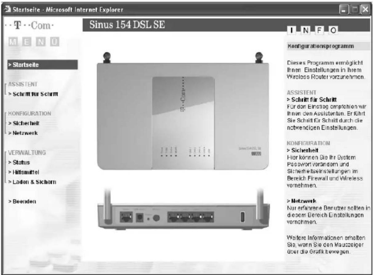 T-Mobile Sinus 154 DSL SE - Tipp - 1