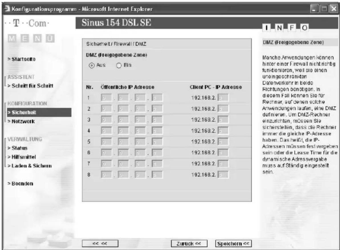 T-Mobile Sinus 154 DSL SE - Tipp - 1