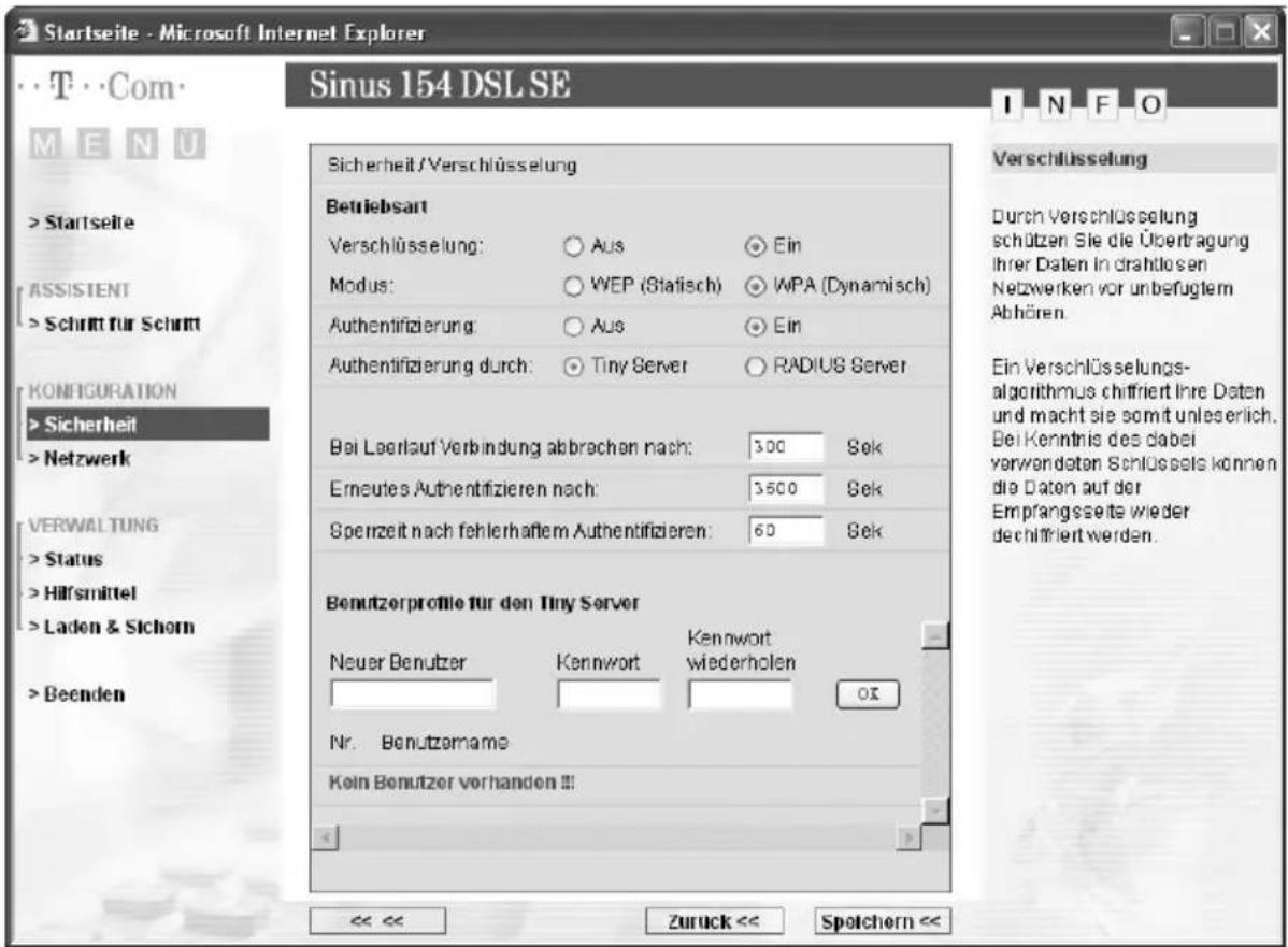 T-Mobile Sinus 154 DSL SE - Tipp - 1