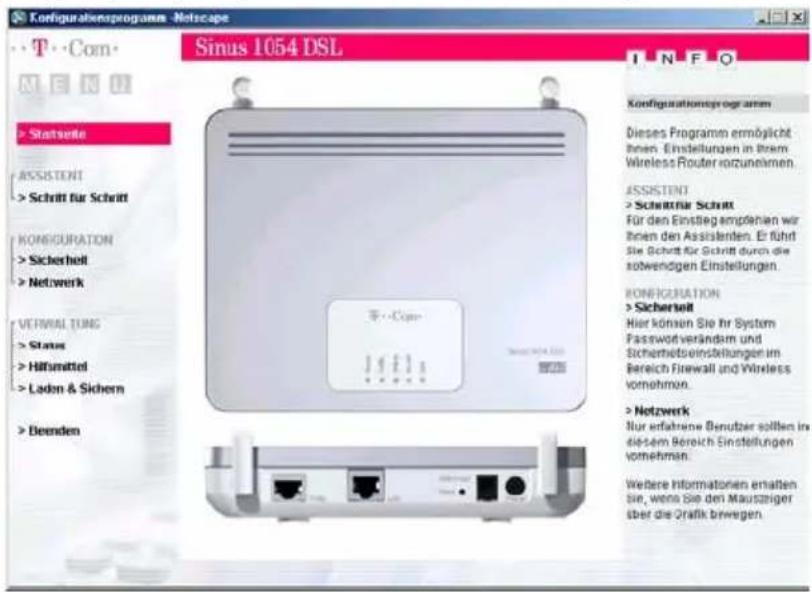 T-Mobile Sinus 1054 DSL - Tipp - 3