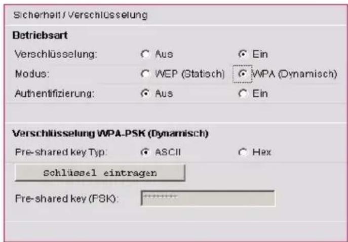T-Mobile Sinus 1054 DSL - WPA - 1