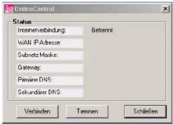 T-Mobile Sinus 1054 DSL - Onlineverbindung herstellen/trennen - 2