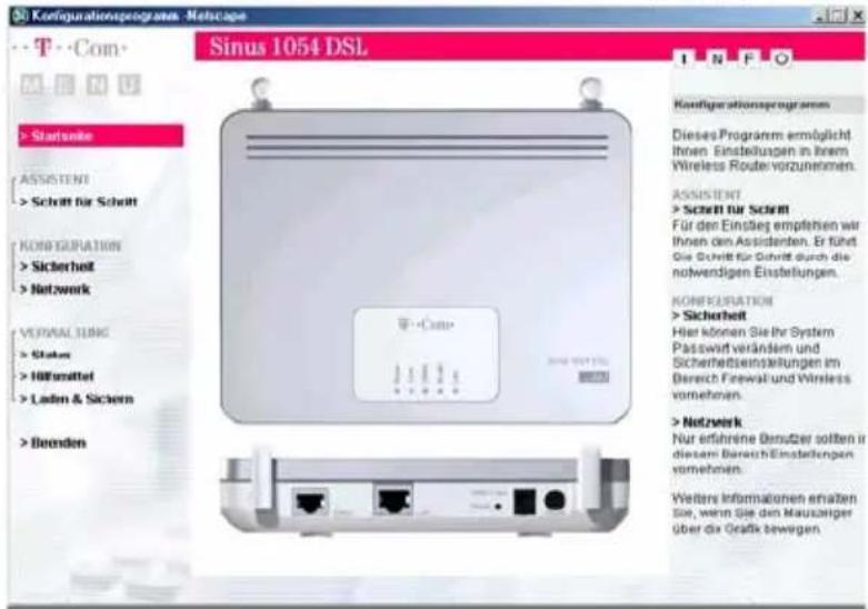 T-Mobile Sinus 1054 DSL - Tipp - 3