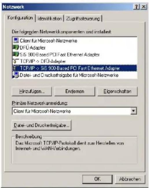 T-Mobile Sinus 1054 DSL - Prüfen der Eigenschaften von TCP/IP - 2