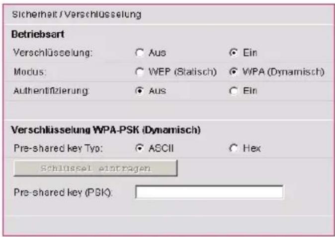 T-Mobile Sinus 1054 DSL - WPA - 2