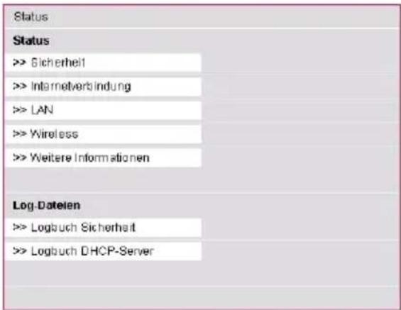 T-Mobile Sinus 1054 DSL - IP und MAC Adressen im LAN - 2