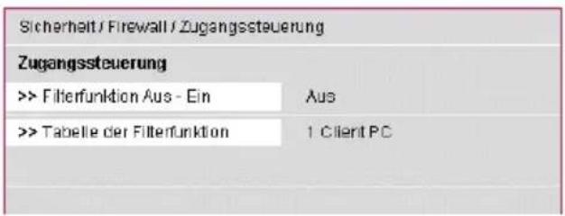 T-Mobile Sinus 1054 DSL - Filter einschalten - 1