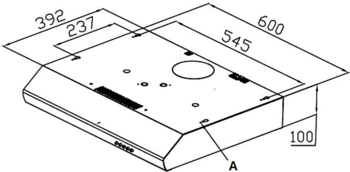 PKM UBH5000X - Installation an einem Schrank - 1