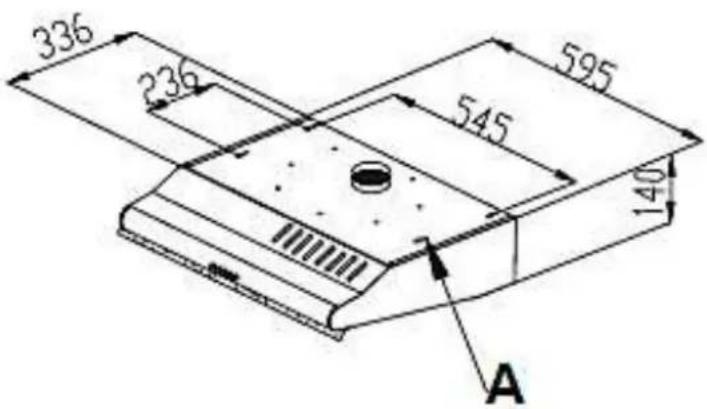PKM UBH4060-1X - Installation an einem Schrank - 1