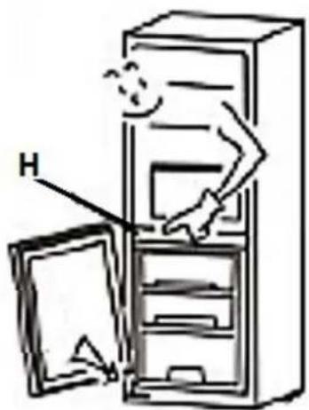 PKM KG218.4A++ - Changing of the hinge position - 6