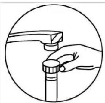 PKM DW9A++7TI - Installation of the water inlet hose - 1