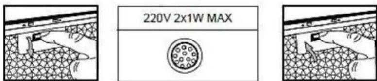 PKM 9882BX - Replacing of the illuminant - 1