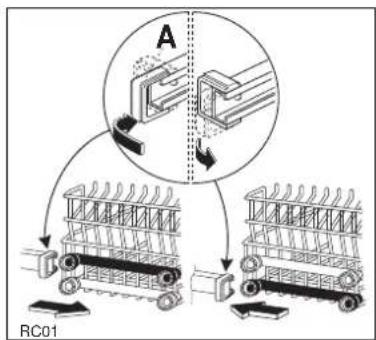 JUNO JSI4540S - Höhenverstellung des oberen Korbes - 3