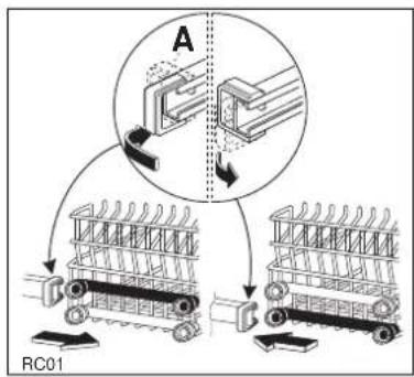 JUNO JSI4460B - Höhenverstellung des oberen Korbes - 3