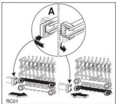 JUNO JSI4362S - Höhenverstellung des oberen Korbes - 3