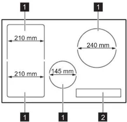 JUNO JKSI808R9 - Cooking surface layout - 1