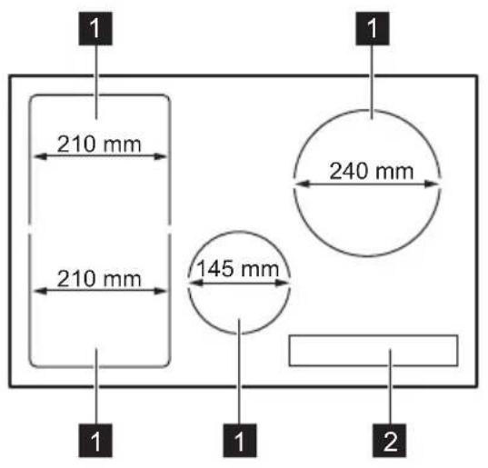 JUNO JKSI808F9 - Cooking surface layout - 1