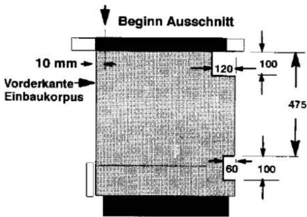 JUNO JGH510BFG - Ausschnitte im Einbauschrank - 2