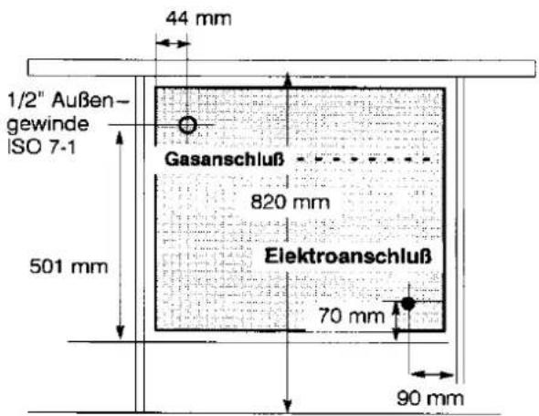 JUNO JGH510BFG - Gasanschluß - 3