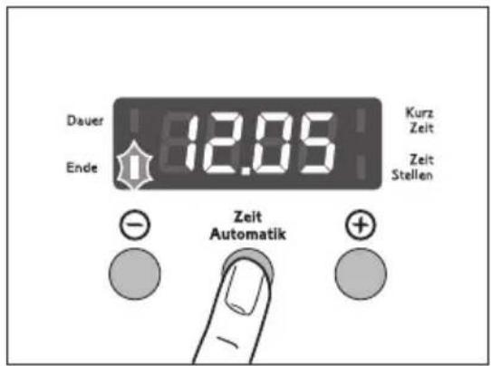 Dauer 12.05 Ende Kurz Zeit Zelt Stellen - Zeit Automatik +
