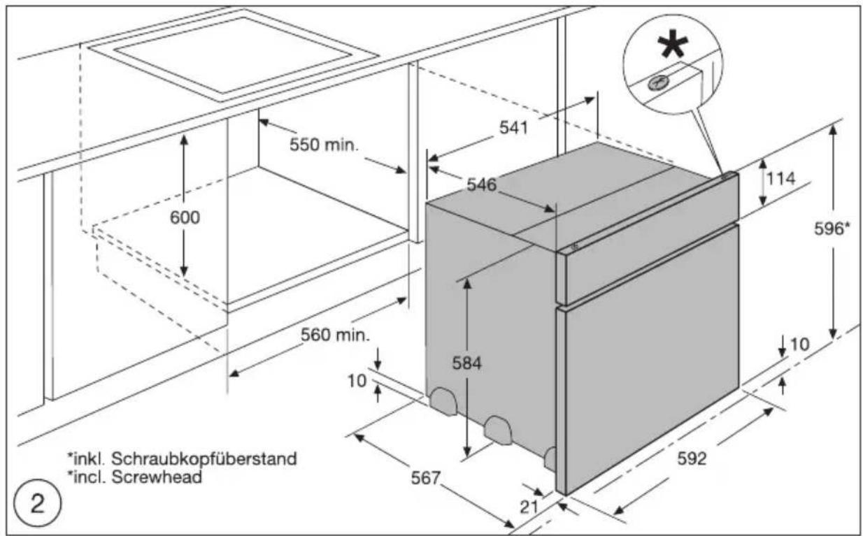 JUNO JEH2300W - Sicherheitshinweise für den Installateur - 2