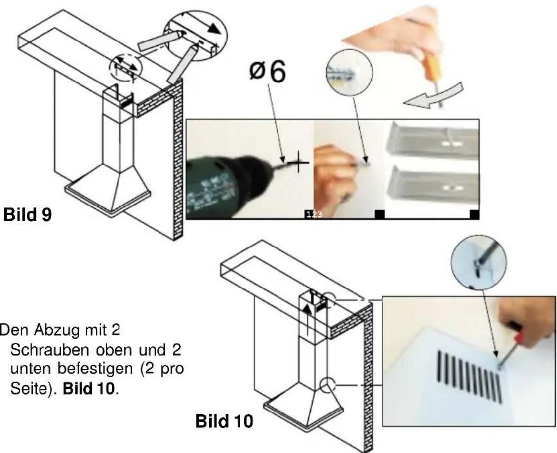 JUNO JDK3230S - - Nur für Abluftbetrieb: - 3
