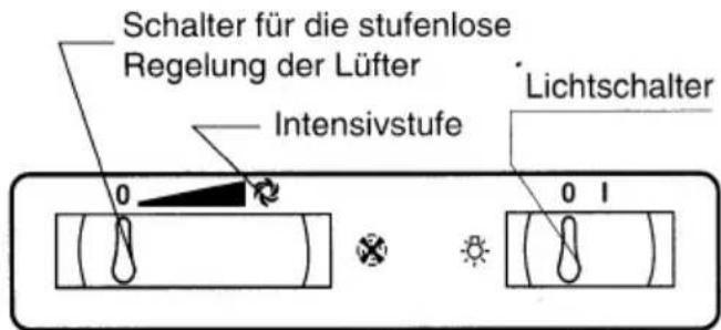 JUNO JDA5530E - Betrieb der Dunsthaube - 1