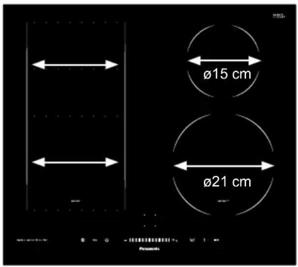 Ø15 cm Ø21 cm
