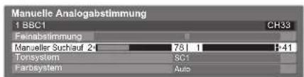 PANASONIC Viera TX-P50V10E - ■Manueller Suchlauf - 1