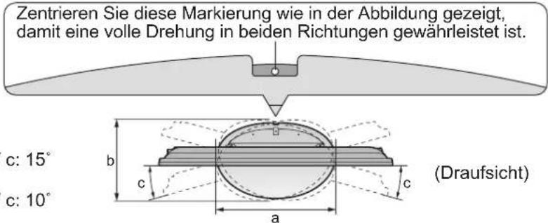 PANASONIC Viera TX-P50V10E - Einstellen des Bildschirms auf den gewünschten Winkel - 2