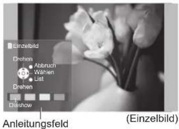 PANASONIC Viera TX-P50V10E - Wählen Sie die anzuzeigende Datei (Foto oder Film) aus. - 1