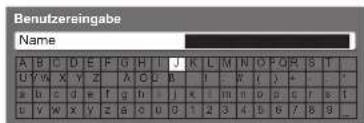PANASONIC Viera TX-P50G10E - ■Eingeben von Zeichen über die eingeblendete Tastatur - 2