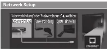 PANASONIC Viera TX-P42GTS31 - Wählen Sie den Netzwerktyp - 1