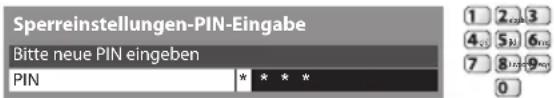 PANASONIC Viera TX-P42GT30J - Geben Sie die PIN-Nummer ein (4 Ziffern) - 1
