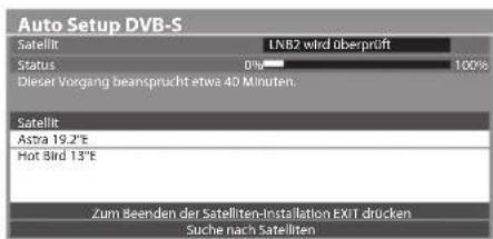 PANASONIC Viera TX-P42GT30J - DVB-S Satellitensuche - 1