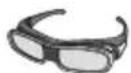 PANASONIC Viera TX-P42GT30J - Aktives 3D Shutterbrillen-Set - 1