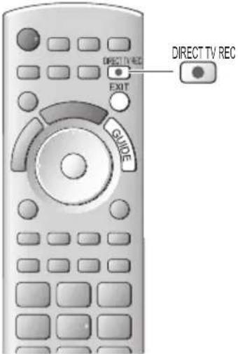 PANASONIC Viera TX-P42GT30J - Direkte TV-Aufzeichnung - Aufzeichnung des laufenden Fernsehprogramms - 1