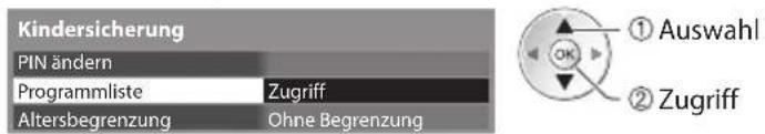 PANASONIC Viera TX-P42GT30J - Auswahl [Programmliste] - 1